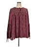 Torrid Burgundy Long Sleeve Blouse Size 3X Plus (3) - photo 1