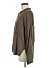Timing 100% Rayon Gray Brown Long Sleeve Button-Down Shirt Size M - photo 5