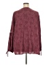 Torrid Burgundy Long Sleeve Blouse Size 3X Plus (3) - photo 2