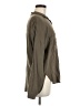 Timing 100% Rayon Gray Brown Long Sleeve Button-Down Shirt Size M - photo 4