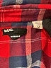 BDG 100% Cotton Plaid Red Long Sleeve Button-Down Shirt Size M - photo 4