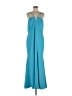 Xscape Blue Cocktail Dress Size 16 - photo 1