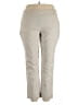 JM Collection Solid Tan Active Pants Size 20 - photo 1
