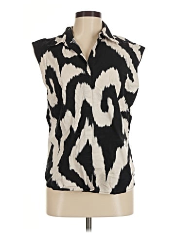 Express Sleeveless Button-Down Shirt (view 1)
