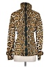Carlisle 100% Silk Animal Print Gold Jacket Size 4 - photo 2