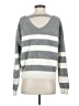 DKNY Jeans Stripes Gray Pullover Sweater Size S - photo 2