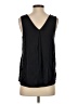 Theory 100% Polyester Black Sleeveless Blouse Size S - photo 2
