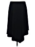 Eileen Fisher Solid Black Formal Skirt Size M - photo 2