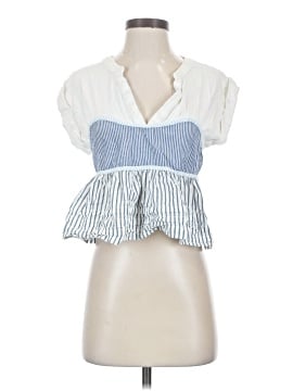 Pilcro Short Sleeve Blouse (view 1)