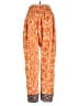 Free People Paisley Orange Casual Pants Size XS - photo 2