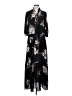 Everly Floral Black Casual Dress Size S - photo 1