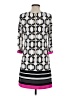 Eliza J Graphic Gray Casual Dress Size 4 (petite) - photo 2