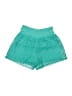 Kathy 100% Polyester Teal Shorts Size M - photo 1