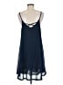 Assorted Brands Solid Blue Casual Dress Size M - photo 2