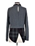 BCBGeneration Gray Long Sleeve Top Size S - photo 2