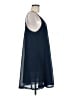 Assorted Brands Solid Blue Casual Dress Size M - photo 4