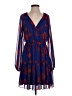 Guess 100% Polyester Hearts Blue Casual Dress Size 4 - photo 1