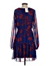 Guess 100% Polyester Hearts Blue Casual Dress Size 4 - photo 2