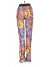 Love Print Purple Casual Pants Size S - photo 1