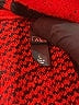 Alya 100% Acrylic Plaid Red Cardigan Size L - photo 7