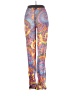 Love Print Purple Casual Pants Size S - photo 2