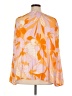DR2 100% Polyester Orange Long Sleeve Blouse Size XL - photo 2