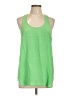 Acrobat 100% Silk Green Sleeveless Silk Top Size L - photo 1