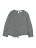 Zara Checkered-gingham Black Long Sleeve Blouse Size 9 - 10 - photo 1
