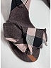 Burberry Metallic Silver Pink Bow Check Sandals  Size EU 36 1/2 - photo 3