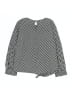 Zara Checkered-gingham Black Long Sleeve Blouse Size 9 - 10 - photo 2