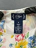 Chaps 100% Polyester Floral White Dress Size 5 - photo 3