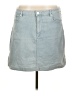 Ann Taylor LOFT Solid Blue Denim Skirt Size 16 - photo 1