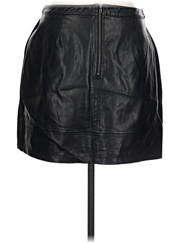 Petal and Pup Faux Leather Skirt (view 2)
