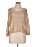 Kenar Metallic Gold Pullover Sweater Size L - photo 1