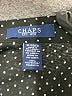Chaps 100% Polyester Polka Dots Black 3/4 Sleeve Blouse Size XL - photo 7