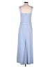 Daymor Couture Solid Blue Casual Dress Size 6 - photo 2