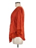 Venus 100% Viscose Orange 3/4 Sleeve Blouse Size M - photo 5