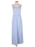 Daymor Couture Solid Blue Casual Dress Size 6 - photo 1