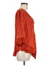 Venus 100% Viscose Orange 3/4 Sleeve Blouse Size M - photo 4