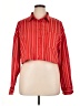Musera Stripes Red Long Sleeve Blouse Size XL - photo 1