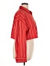 Musera Stripes Red Long Sleeve Blouse Size XL - photo 4