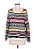 Old Navy Print White Pullover Sweater Size M - photo 1