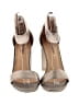 Jeffrey Campbell Silver Sandals Size 8 - photo 2