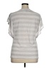 Style&Co Silver Short Sleeve Blouse Size XL - photo 2