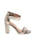 Jeffrey Campbell Silver Sandals Size 8 - photo 1