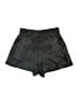 Zara Metallic Black Shorts Size S - photo 1
