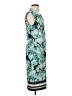Beige by ECI Print Teal Cocktail Dress Size 4 - photo 4