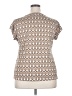 Notations Tan Short Sleeve Blouse Size XL - photo 2