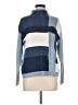 Chaps Color Block Blue Pullover Sweater Size M - photo 1