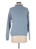 Chaps Color Block Blue Pullover Sweater Size M - photo 2
